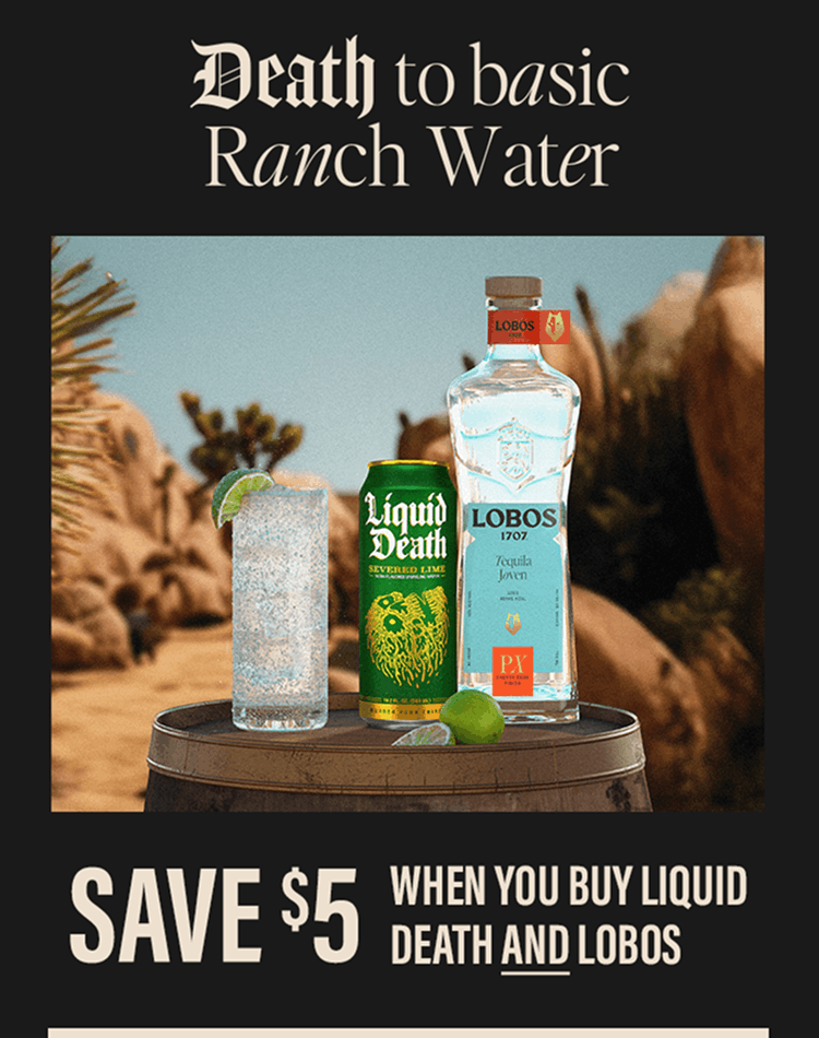 Lobos x Liquid Death Sweepstakes